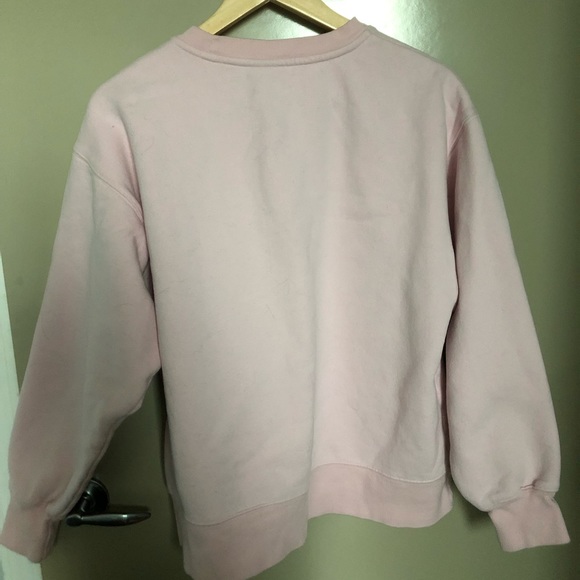 TNA cozy fleece boyfriend crew sweatshirt, SZ M - Picture 2 of 5